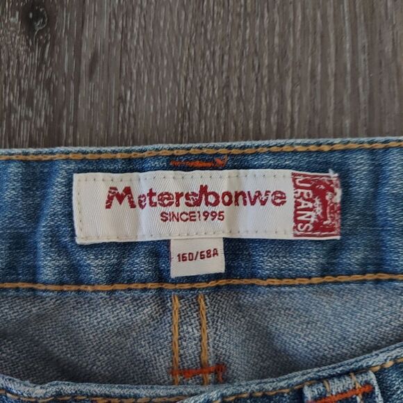 Meters/bonwe Boot Cut Jeans 28" Waist - Picture 2 of 8